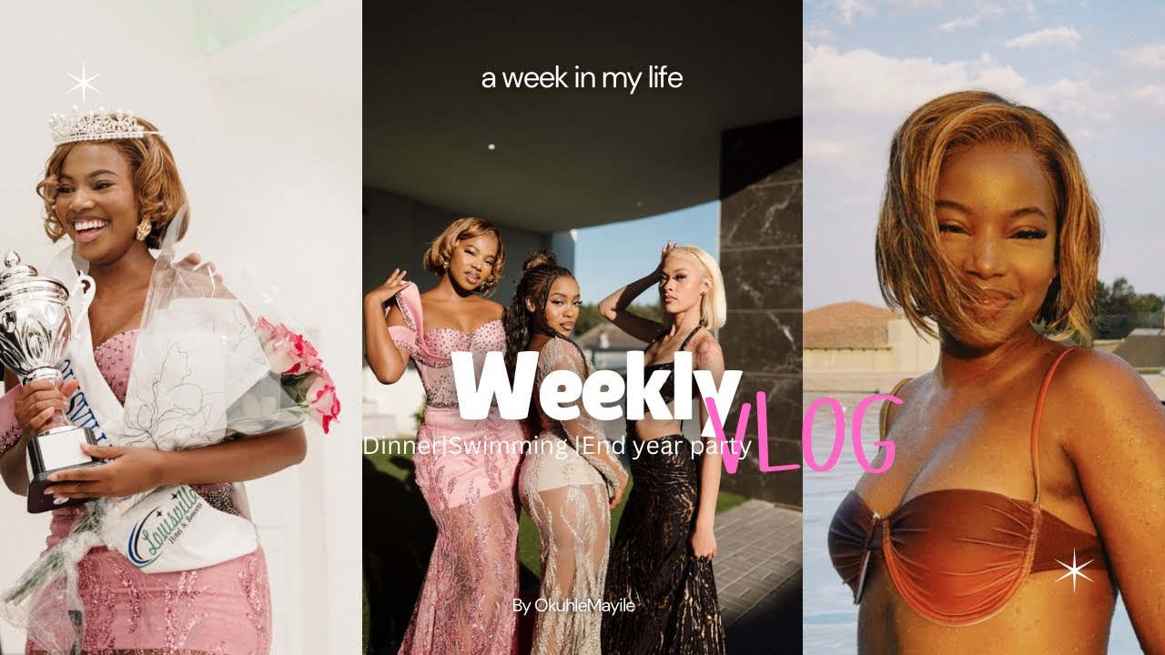 Weekly Vlog,Dinner with the girls , Swimming,Year end function