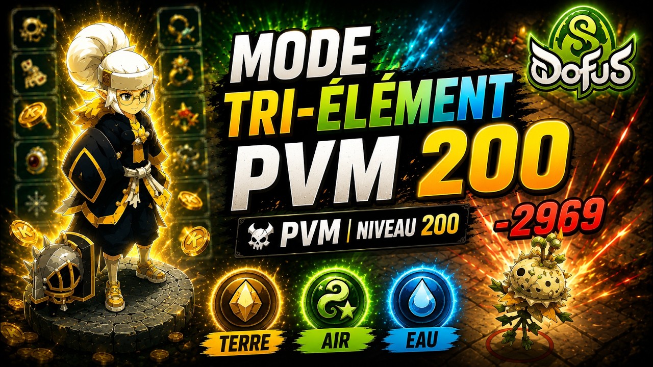 [Dofus] LE MODE DO CRIT TRI-ELEM ULTIME POUR PVM !? (INSANE)