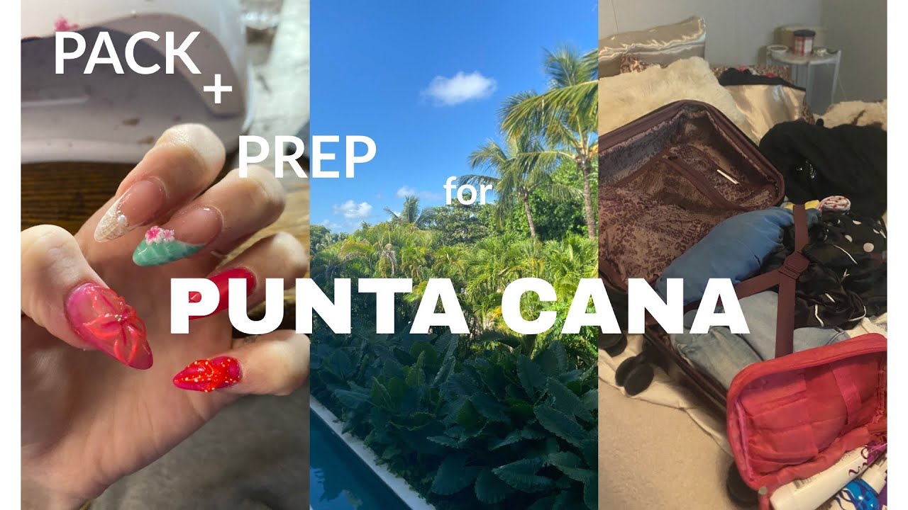 PACK + PREP WITH ME FOR PUNTA CANA 🏖️🌺🌴🍍| PACKING, ORGANIZING, PREPPING, SELFCARE