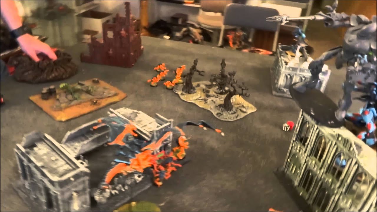 Eldar vs Tyranids(new book) Bat Rep#6