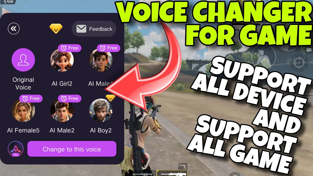 🔥 VOICE CHANGER GAME TERBARU 2025 - UBAH SUARA JADI CEWEK DI SEMUA GAME & DEVICE TANPA ROOT! 🔥