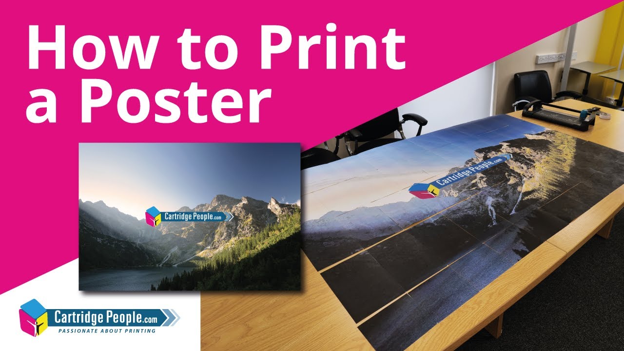 How to Print a Poster