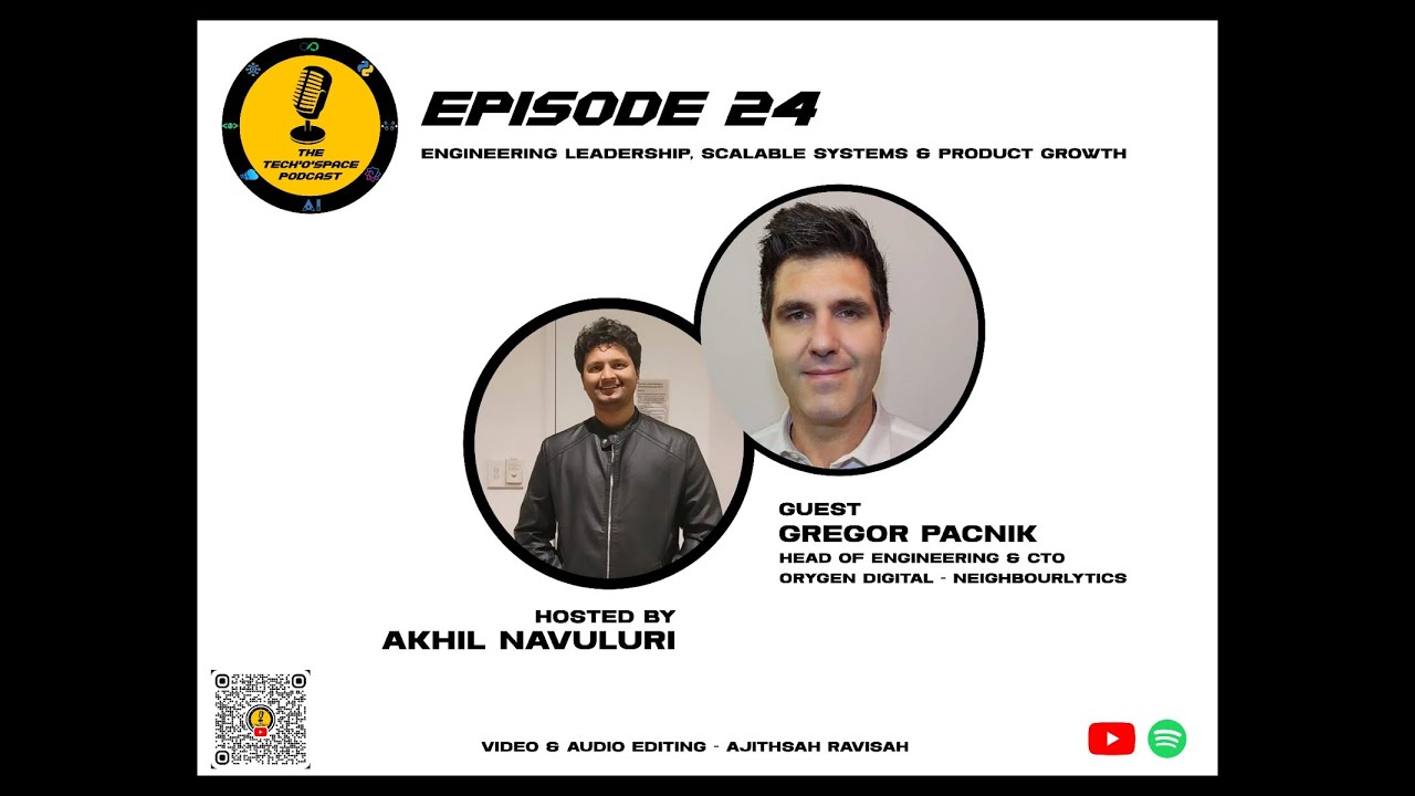 The Tech'o'Space Podcast Ep 24 - Engineering Leadership, Scalable Systems & Product Growth