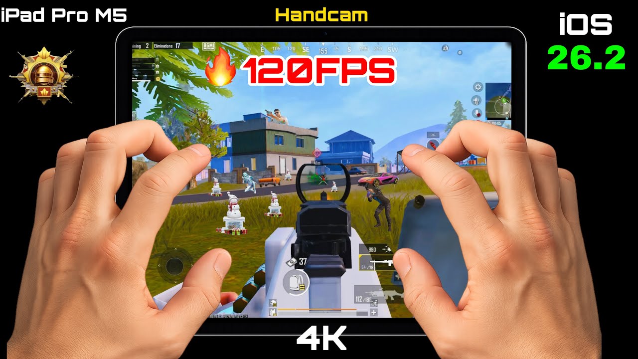 🔥120FPS IPAD PRO M5 BGMI HANDCAM GAMEPLAY AND FULL GYRO#pubgmobile 
