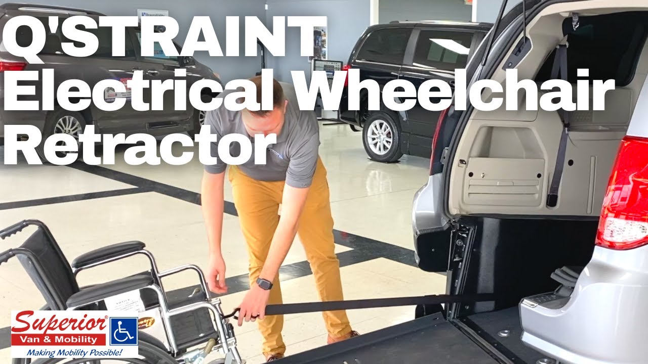 Demo - (QER) Q'Straint Electric Retractor, Wheelchair Restraints For Wheelchair Accessible Vehicles