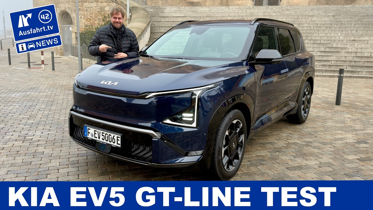 2026 KIA EV5 GT Line Test - Verbrauch - Fahrbericht und Kaufberatung | AusfahrtTV News Check