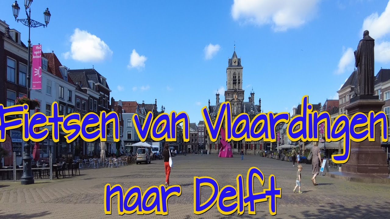 Fietsen van Vlaardingen naar Delft (4K)