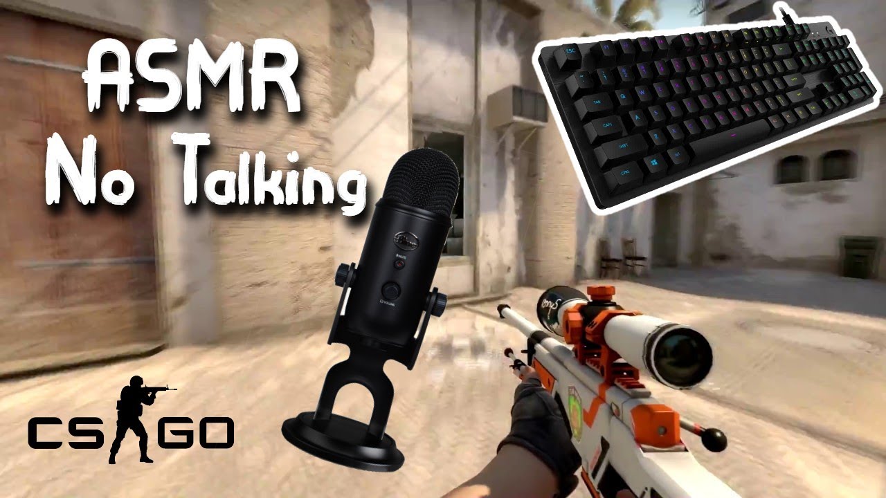 ASMR Gaming | CS:GO COMPETITIVE DUST 2 | Keyboard Sounds