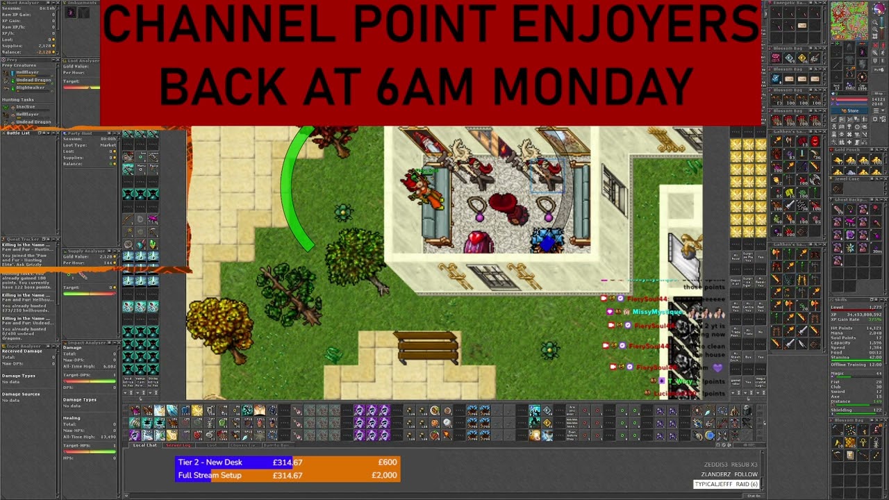 [Tibia] Twitch Stream 7/9/2025 (Part 1/2)