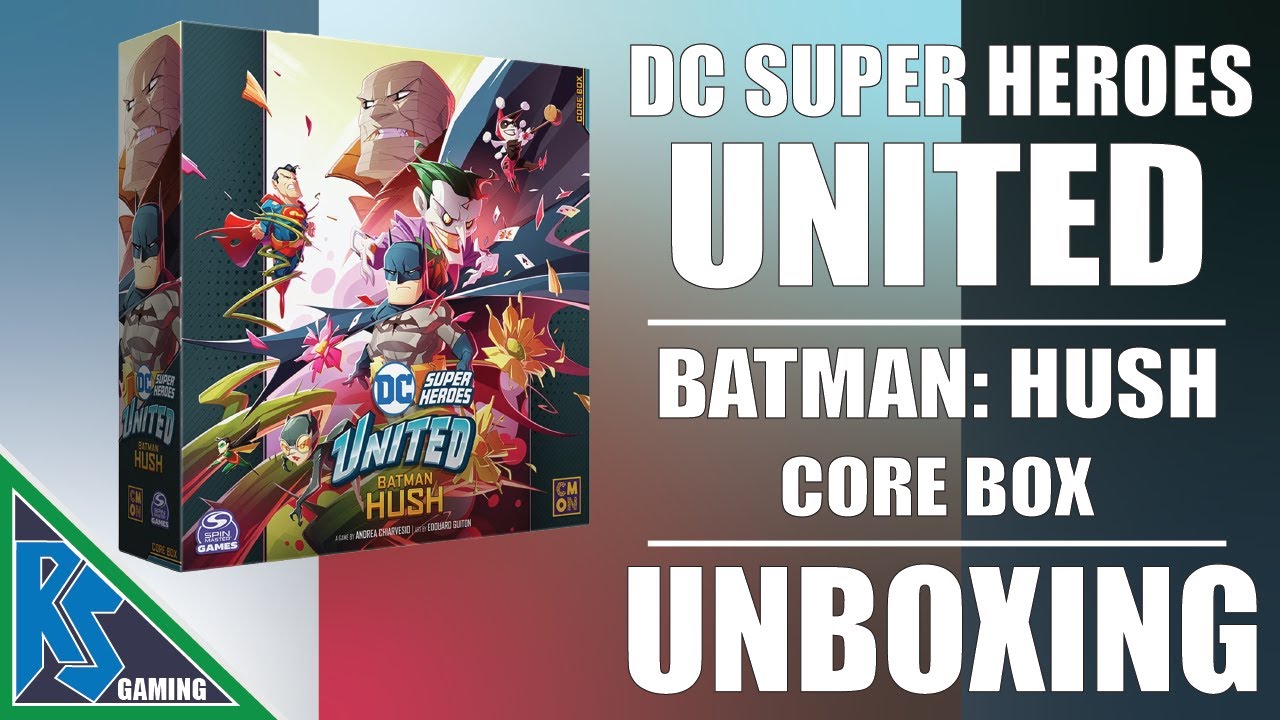 Unboxing - DC Super Heroes United: Batman - Hush Core Box | CMON