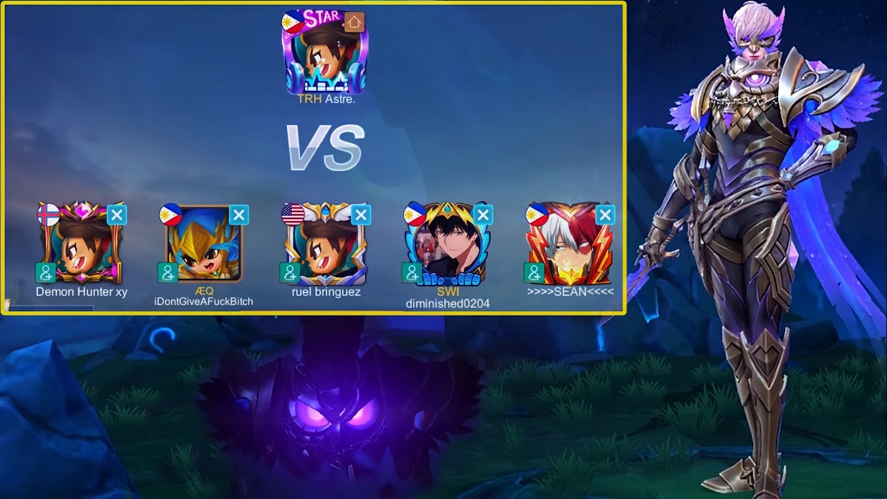 ASTRE GUSION vs 5 RANDOM!