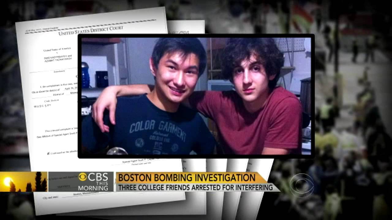 Dzhokhar Tsarnaev's friends arrested for obstruction of justice
