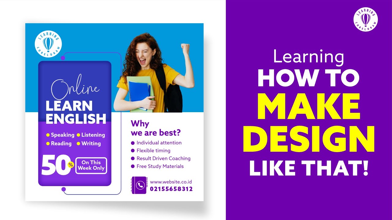 LEARNING HOW TO MAKE DESIGN LIKE THAT WITH COREL DRAW