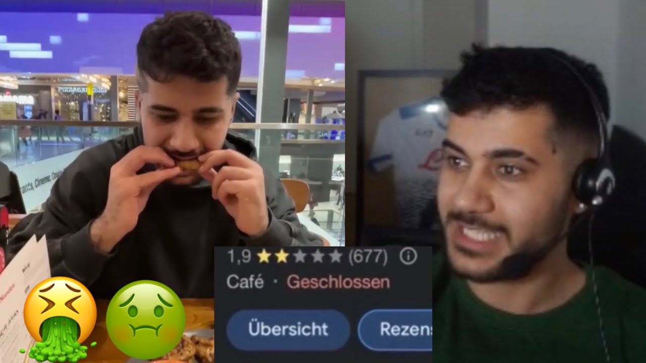 HAMED IM SCHLECHTESTEN RESTAURANT IN LONDON...