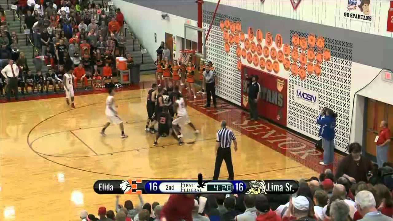 Elida vs Lima Senior Boys Basketball