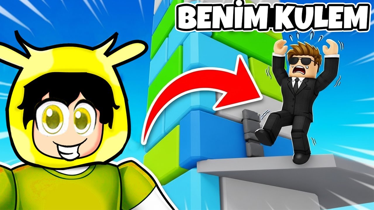 Roblox'ta DEVASA KULE İLE MİLYONER OLDUM