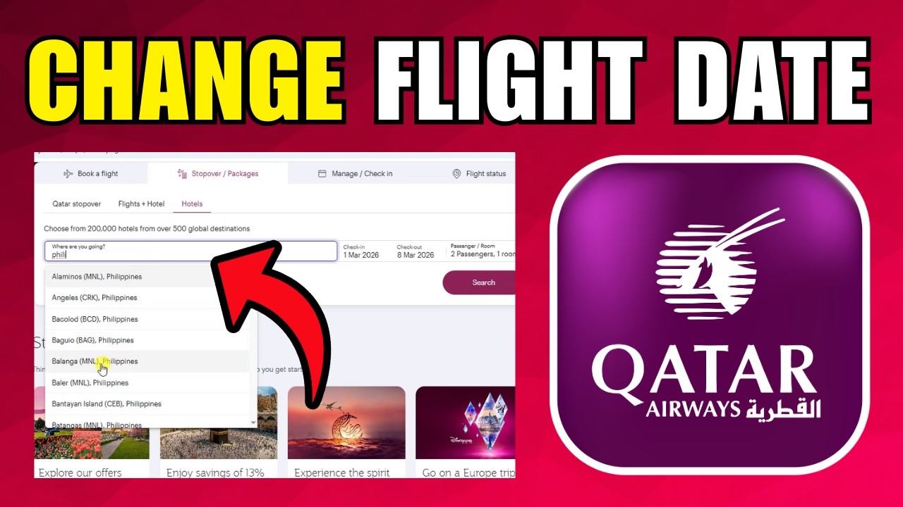 How To Change Qatar Airways Flight Date Online (2026) (Best Method)
