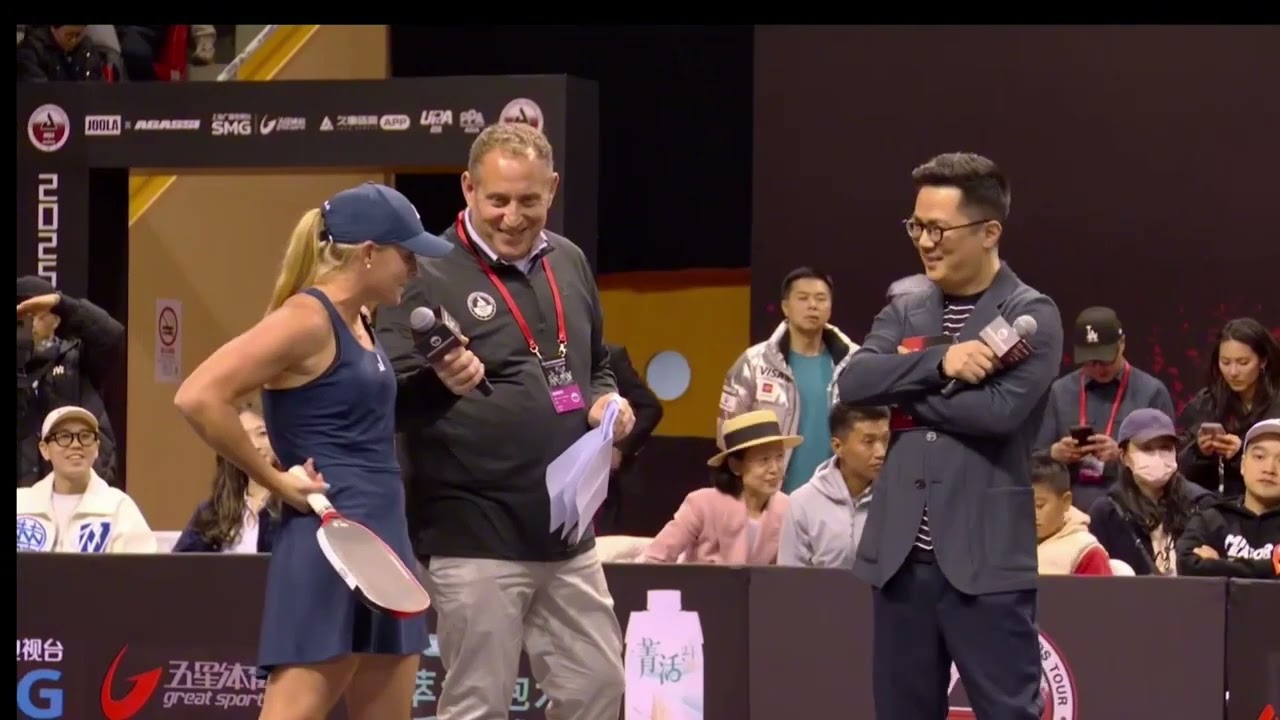 Andre Agassi&Steffi Graf Skill show；Ben Johns set a record for serving speed in the test