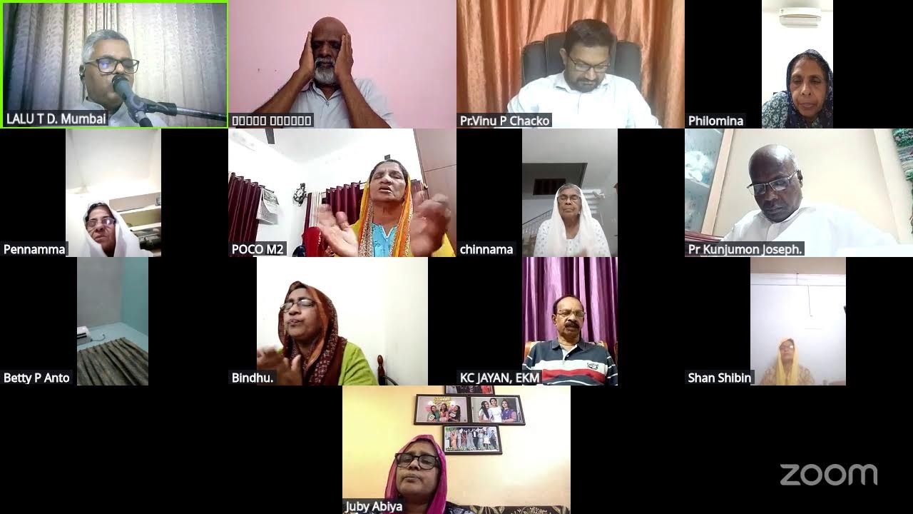 സ്തുതിയും ആരാധനയും | Pr.Lalu Daniel | Compass Ministries | Evening  Zoom Fellowship | Day 2165