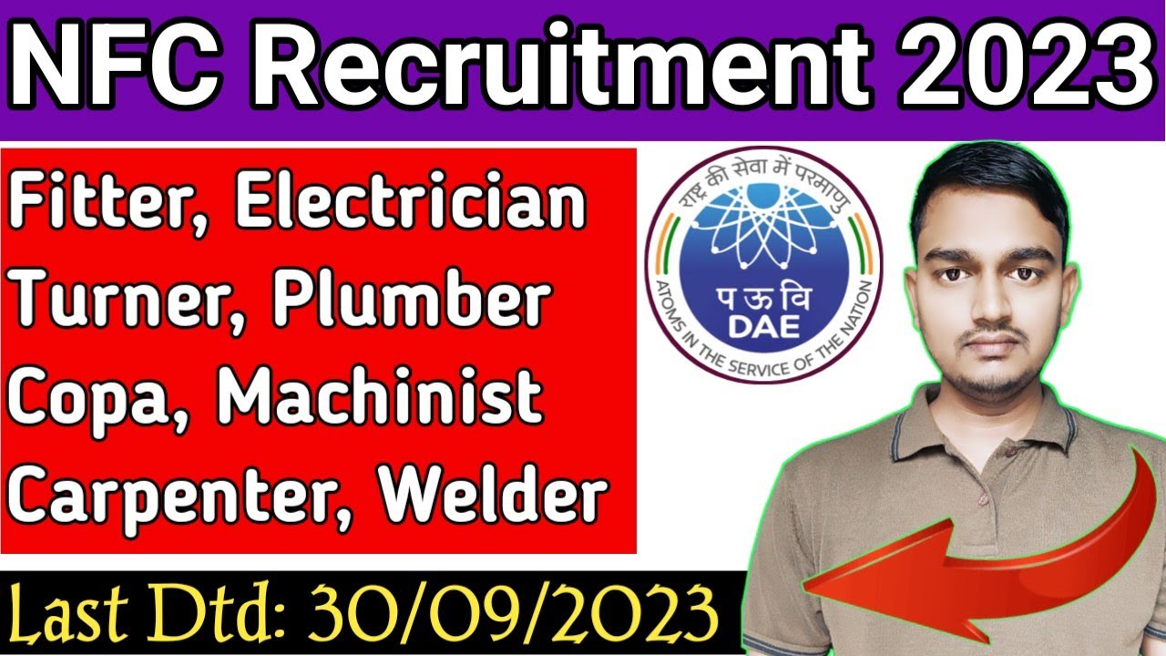 NFC Recruitment 2023 | NFC Apprenticeship bharti 2023 | Nuclear Fuel complex requirement 2023 |
