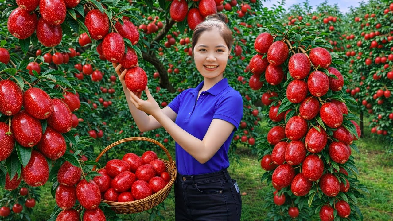 Harvesting 1000+KG of forgotten oleaster NHOT fruit for sale - Village life