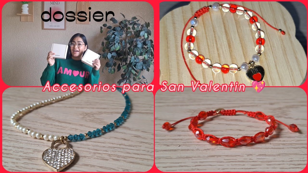 3 Ideas de Accesorios SAN VALENTIN 🎀🫰💕 DOSSIER @dossierperfumes #dossier #dossierperfumes #handmade 