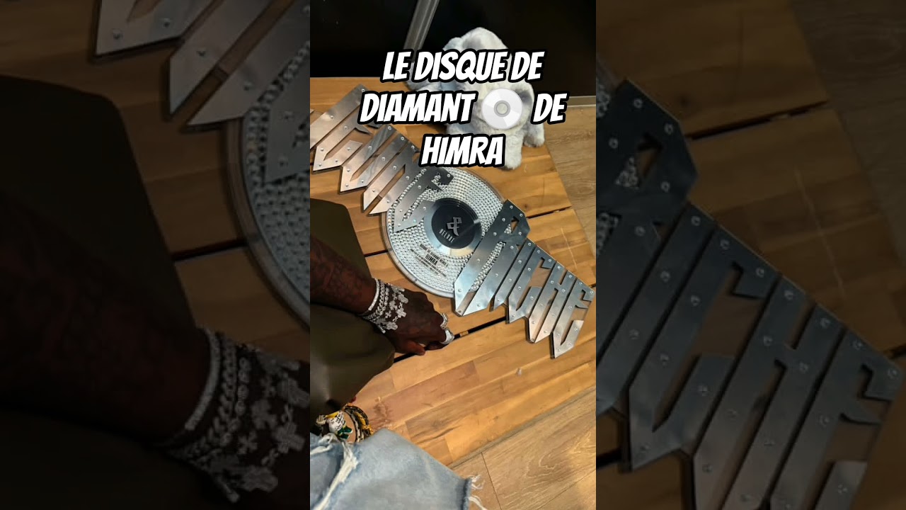 le disque de diamant 💿 de HIMRA 🤯 🔥 #2 #abonnetoi #music #rap #himra #diamant #disque #cotedivoire