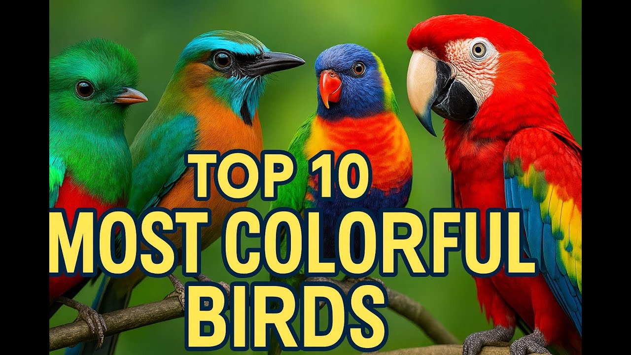 Top 10 Rainbow Birds That Don’t Look Real