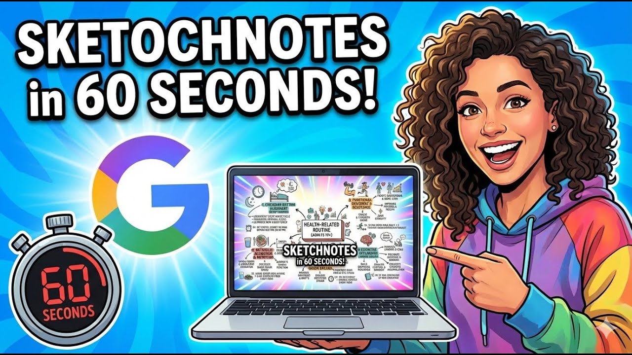 Create Sketchnotes with Google Gemini in 60 Seconds (Free)