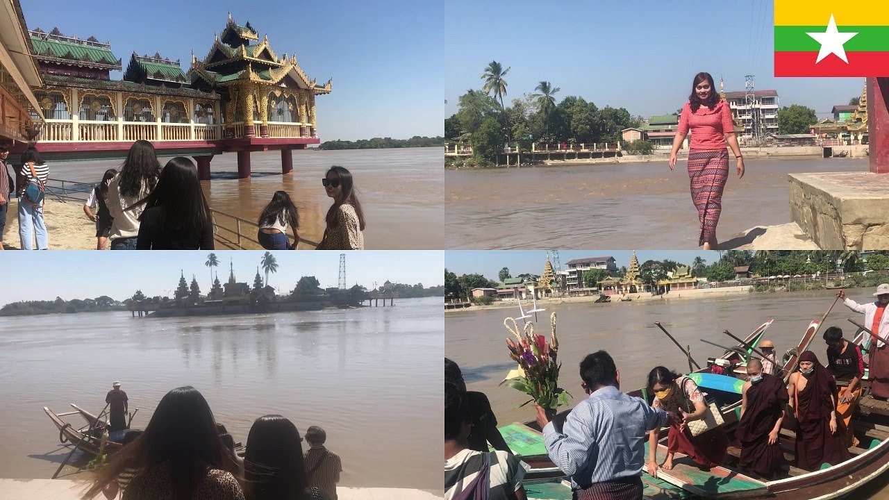 A Tour in Kyauk Tan Township Yangon - Pagoda Island, Bike & Boat Ride 🇲🇲