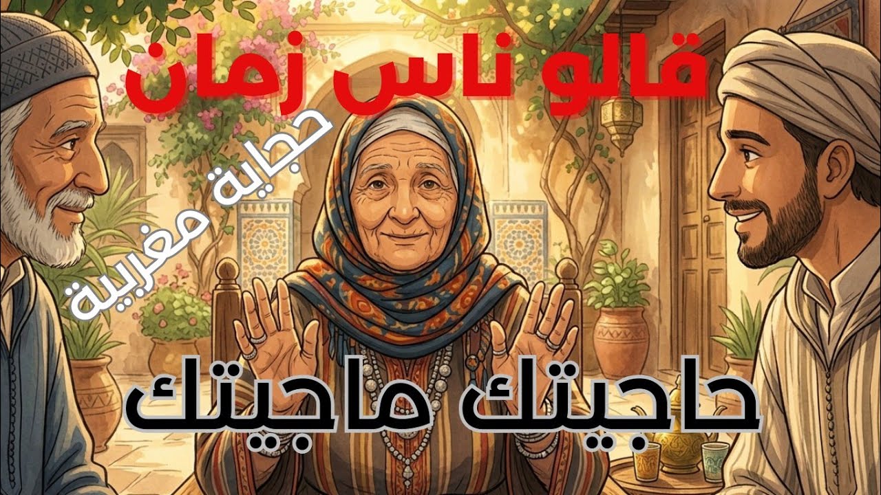 ‏حجايةمغربية .‏#حاجيتك_ماجيتك‏#حكم_وأمثال_وأقوال‏#قالو_ناس_زمان‏#كلام_ومعنى‏#قصص_مغربية‏#حكم_مغربية‏