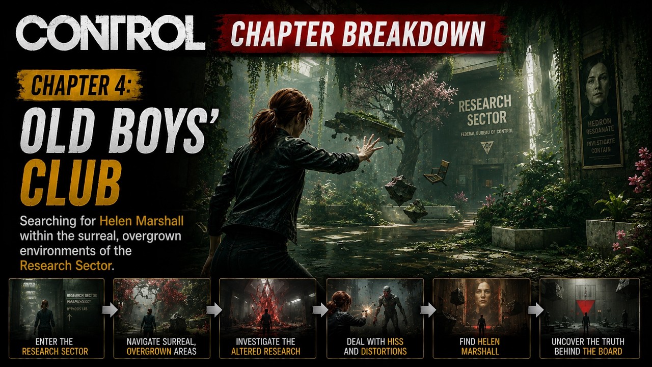 CONTROL Gameplay Part 5:Old Boys' Club
