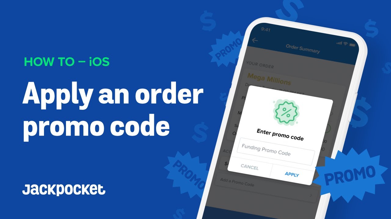 How to Apply an Order Promo Code | Jackpocket Lottery App
