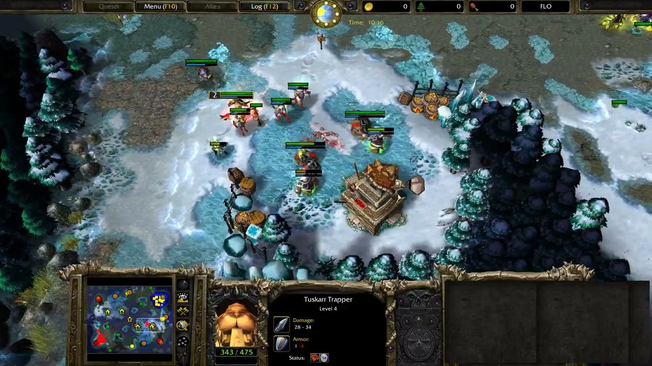 tbc_bm (UD) vs Maiev (NE) - WarCraft 3 - War of Attrition  - WC4374