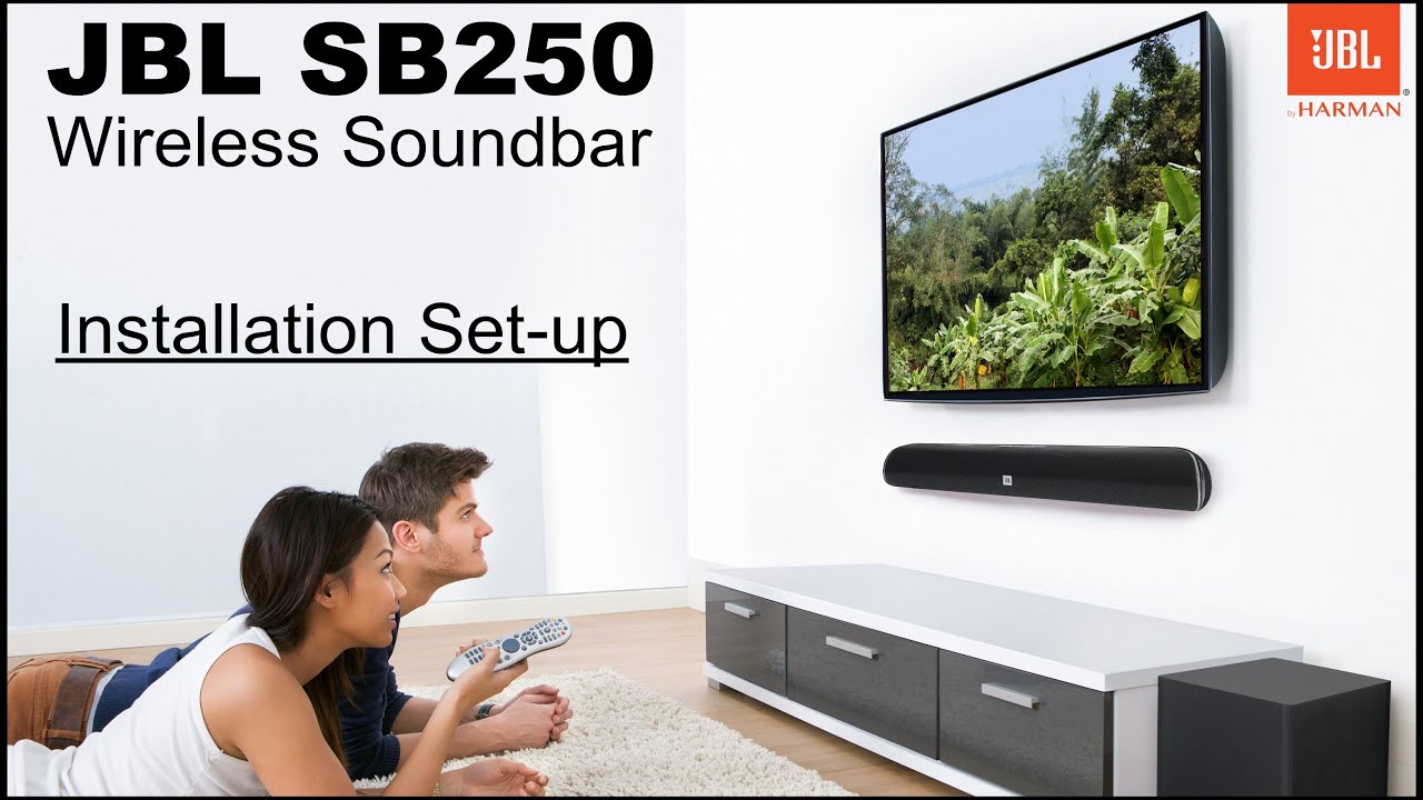 JBL SB250 Wireless Soundbar - Pairing and Setup