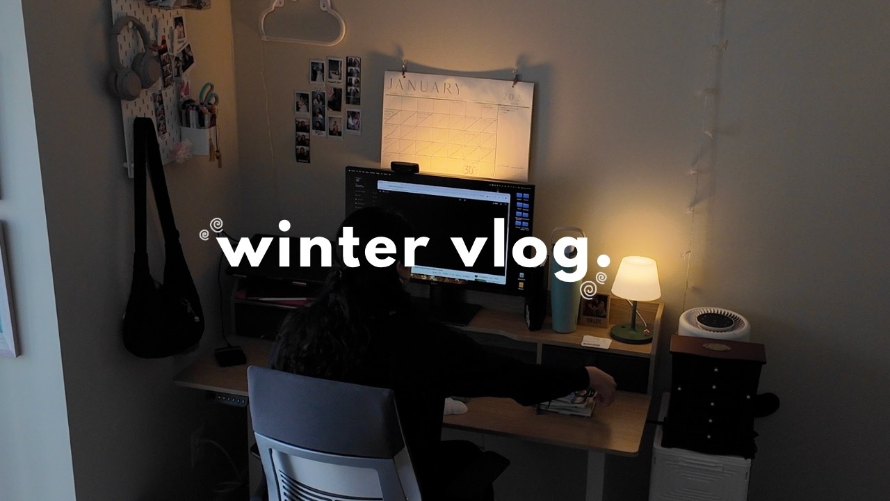 ⋆˚꩜｡⋆cozy winter vlog | trying to stay warm, reading the knight & the moth, puzzling ⋆˚꩜｡⋆
