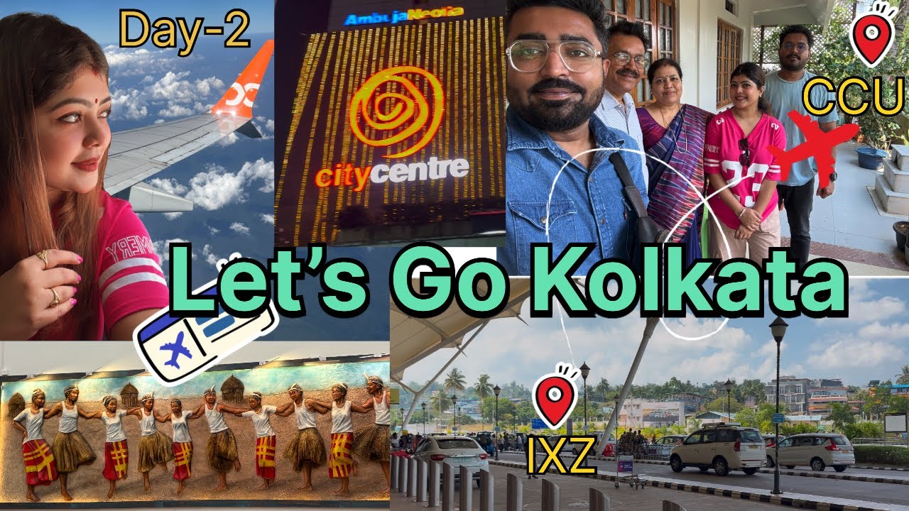 ✈️Port Blair—Kolkata:Day 2 of My Travel Adventure🌏✨#travel #PortBlair #kolkata #Explore #vlog #fypシ゚