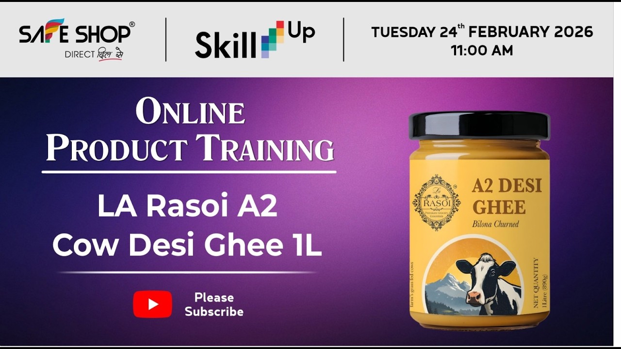 LA Rasoi A2 Cow Desi Ghee 1L | Safeshop India |