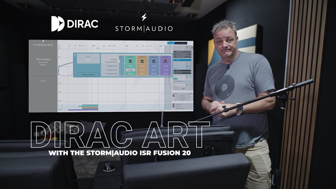 Dirac Active Room Treatment (ART) Step-by-Step via the StormAudio ISR Fusion 20