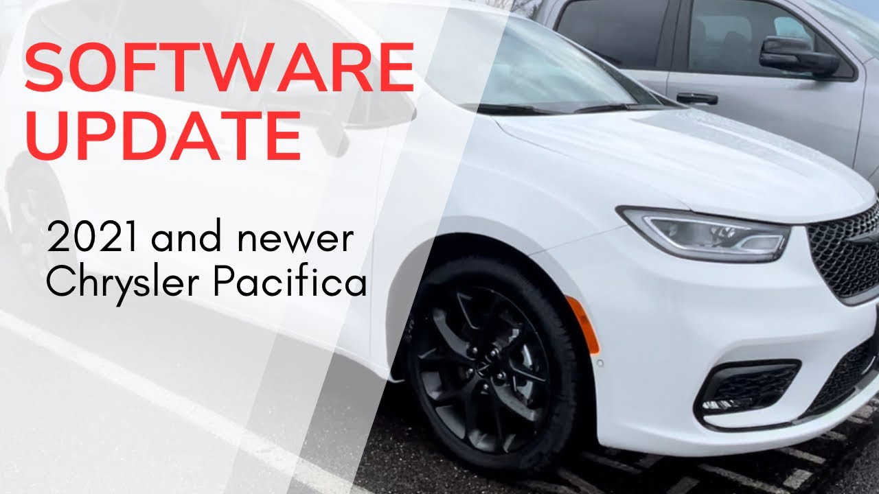 How to check for SOFTWARE UPDATES on your 2021 & newer Chrysler Pacifica ￼#chrysler #uconnect