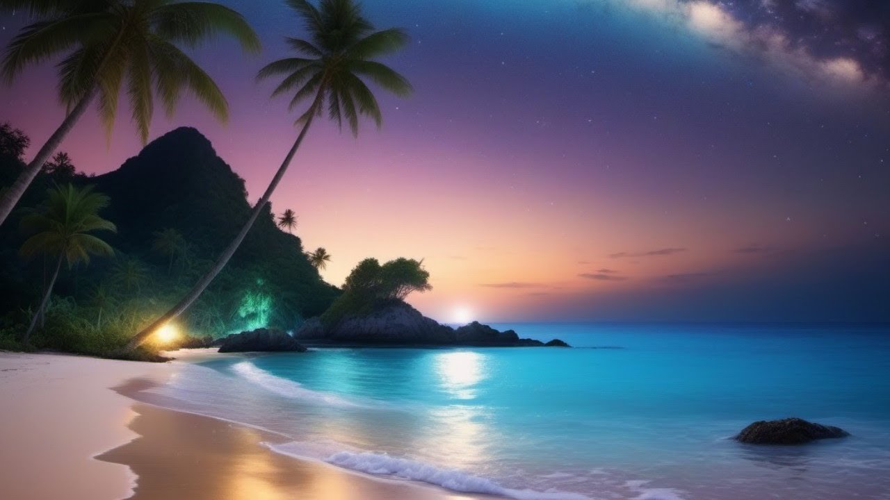 Mellow Ocean 🌊멜로 오션과 함께하는 바다의 고요한 밤, 마음의 평화를 위한 릴랙스 힐링 라이브 음악