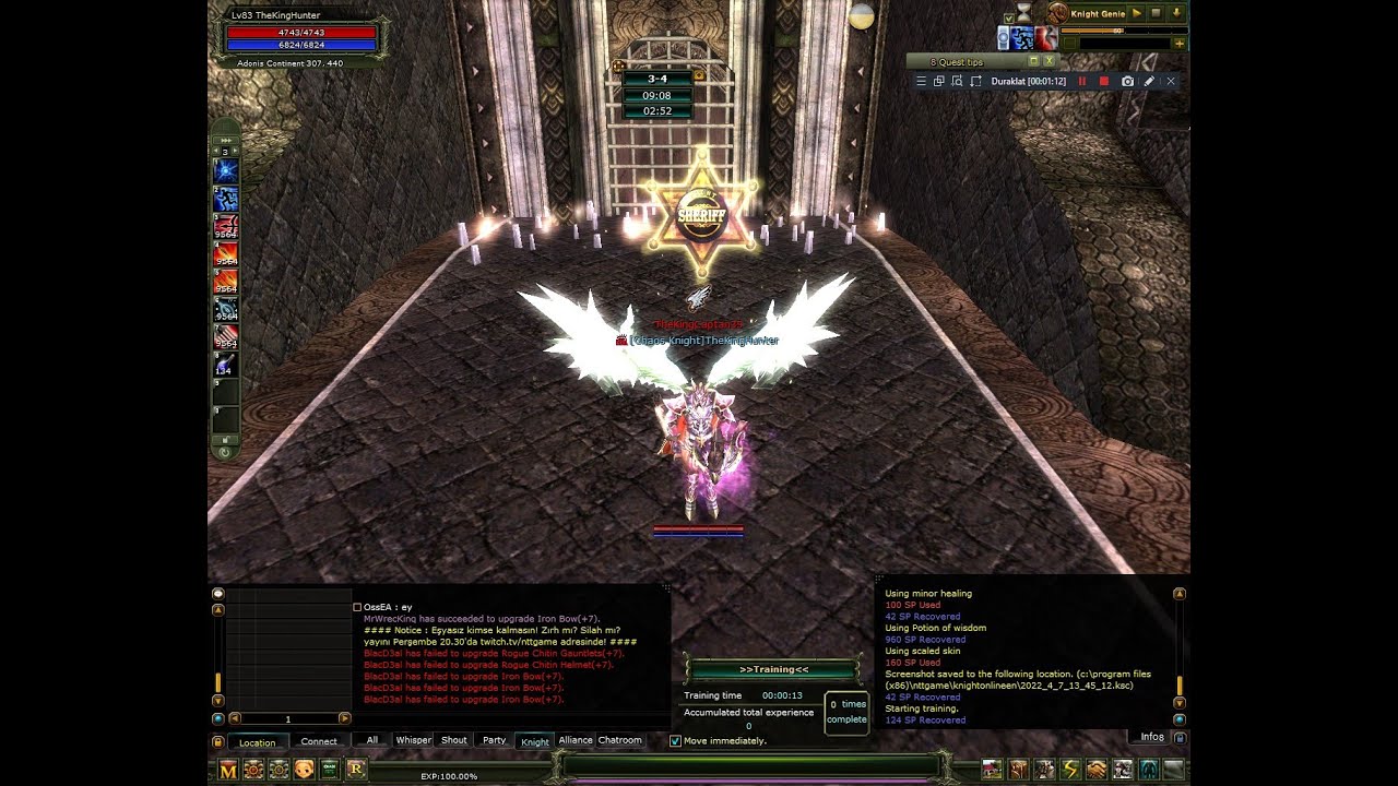 Knight Online Server Oreads Eslant Apostle Of Cold Farm