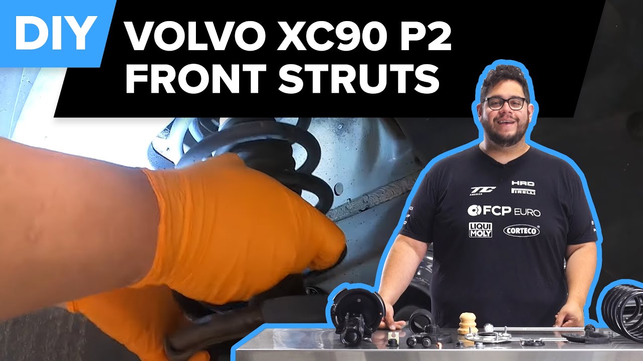 Замена передней стойки и пружины Volvo XC90 своими руками (Volvo XC90 R-Design 2003-2014 P2, V8, ...