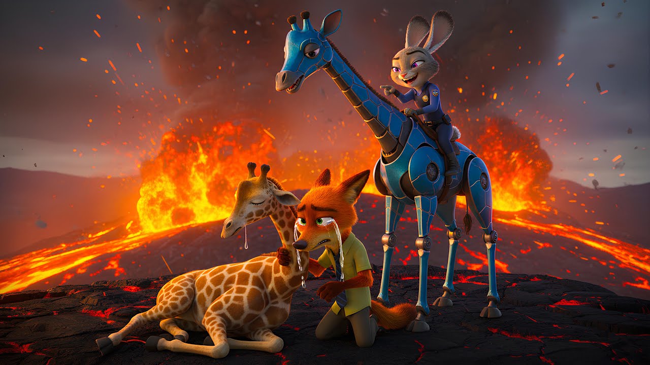JUDY Gets Giraffe Racing Championship - Zootopia 2