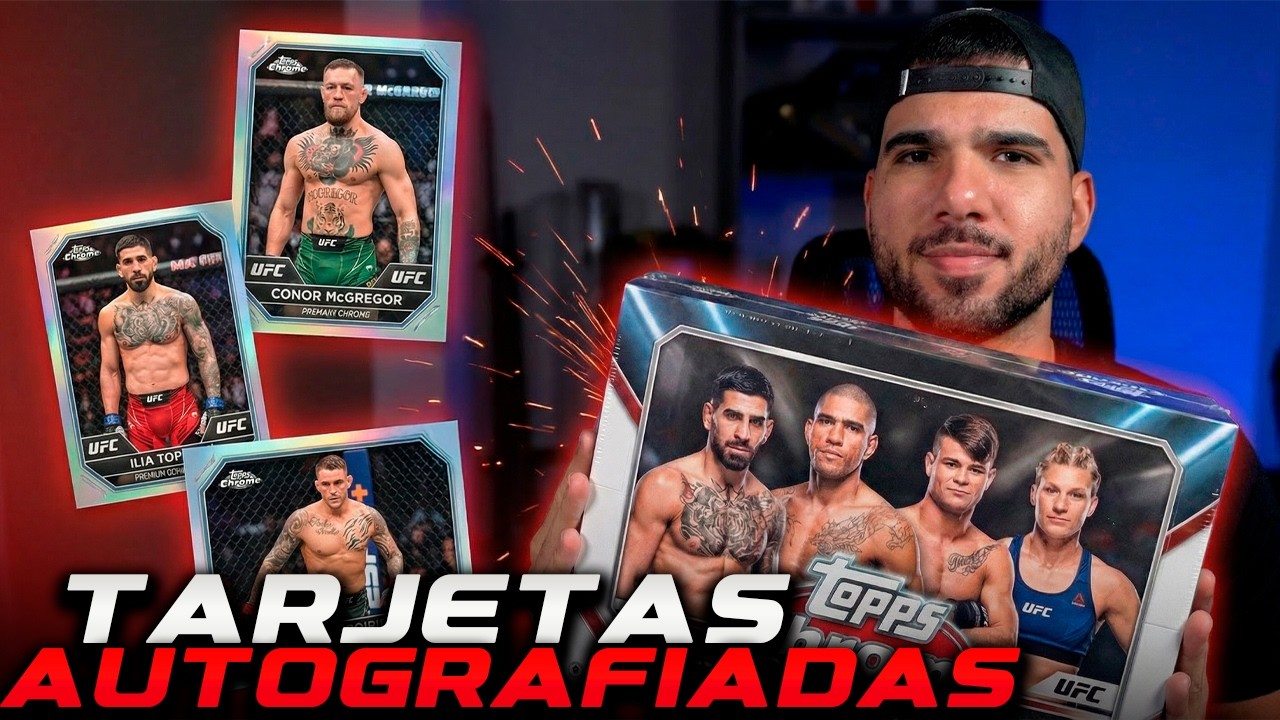 Abrí una caja de TARJETAS AUTOGRAFIADAS de UFC…