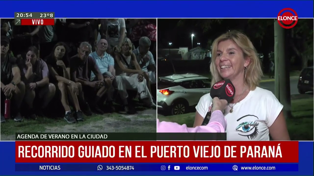 Recorrido guiado por el Puerto Viejo de Paraná en el marco de las actividades de verano