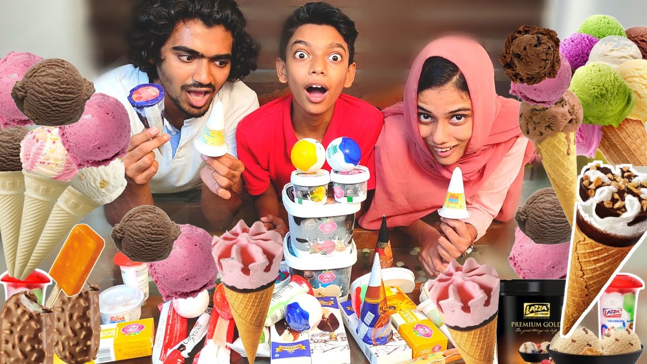 EATING ONLY ICE CREAM🍦FOR 24 HOURS 🤩🤣CHALLENGE🔥🔥 | ICE CREAM തിന്നു മടുത്ത് 🤣🤣 | HIBA & FAZI