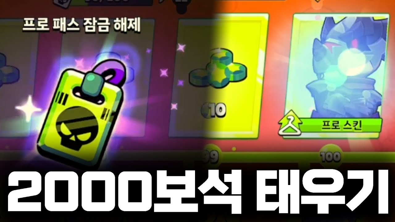 신규 프로패스 시즌 2000보석 태워보겠습니다🔥💸