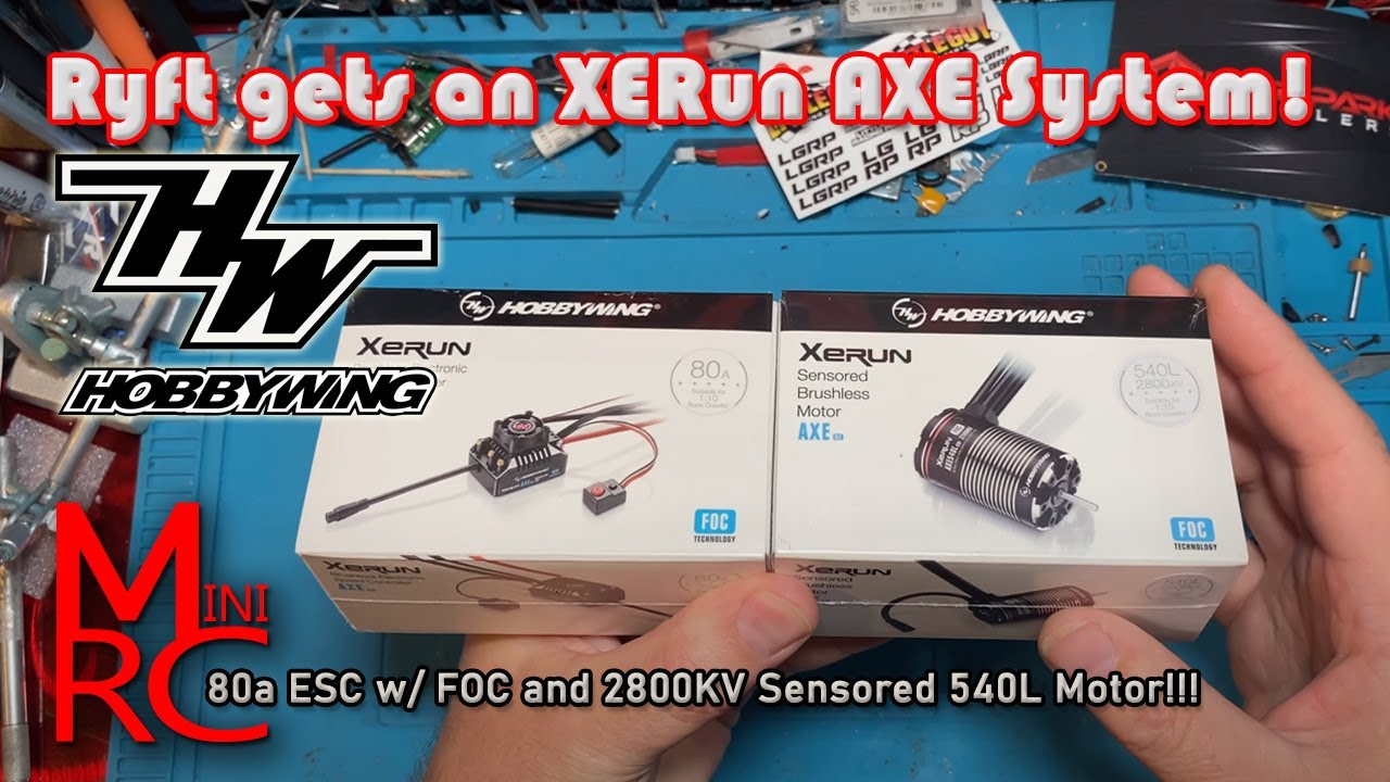 Ryft - We try out the Hobbywing XERUN AXE R2 FOC brushless Sensored Motor & AXE R2 ESC