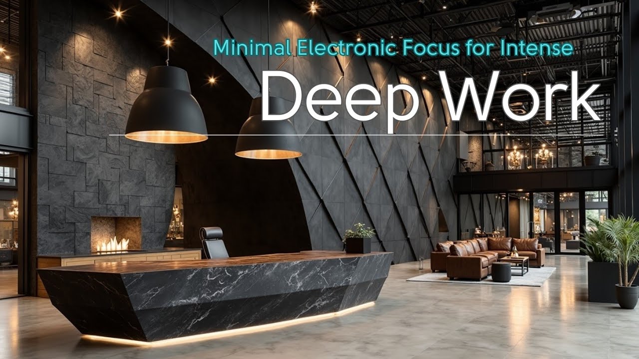 Deep Work Study Music - Минимал Электронный Фокус для Концентрации 🎧 Поток